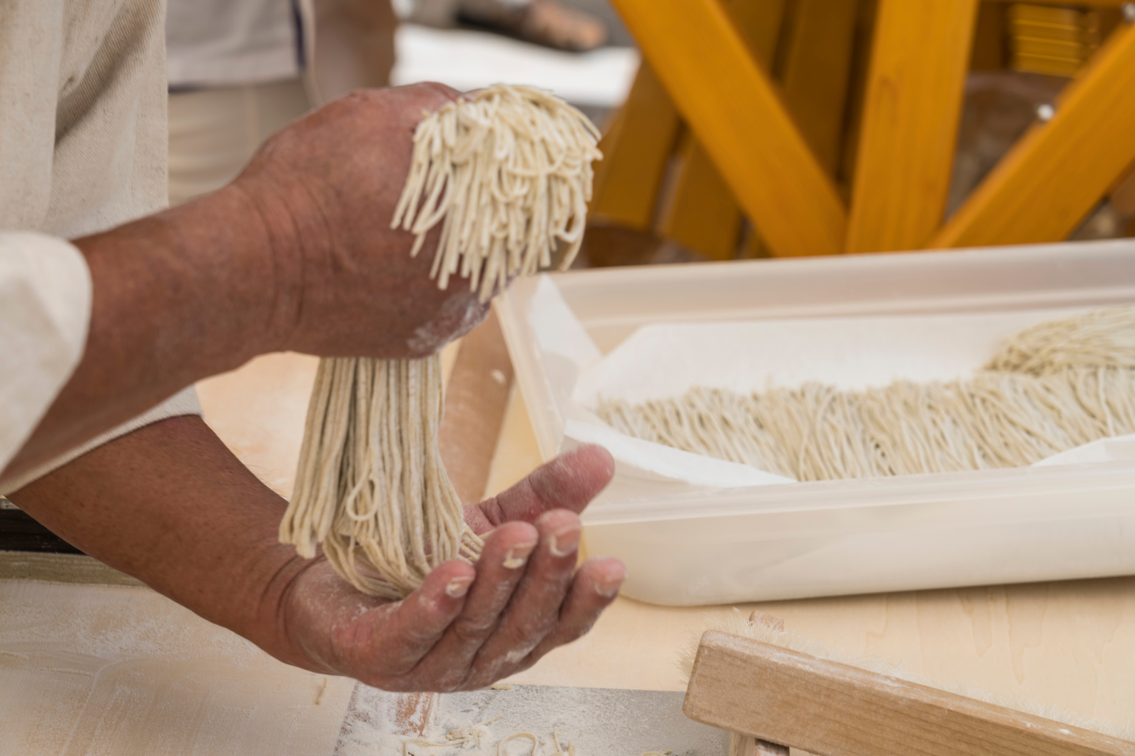 Soba making